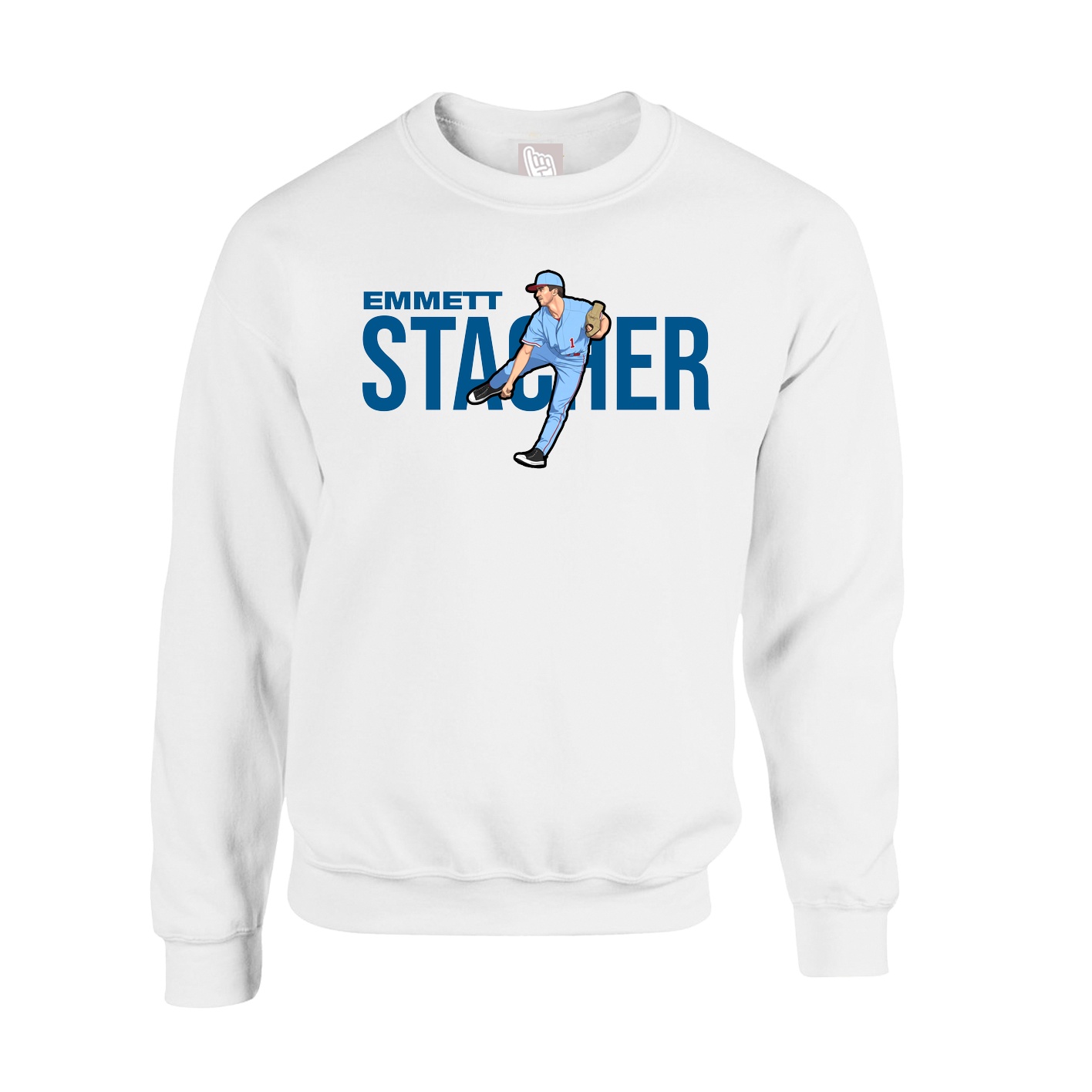 Fleece Crew — Player Name in White