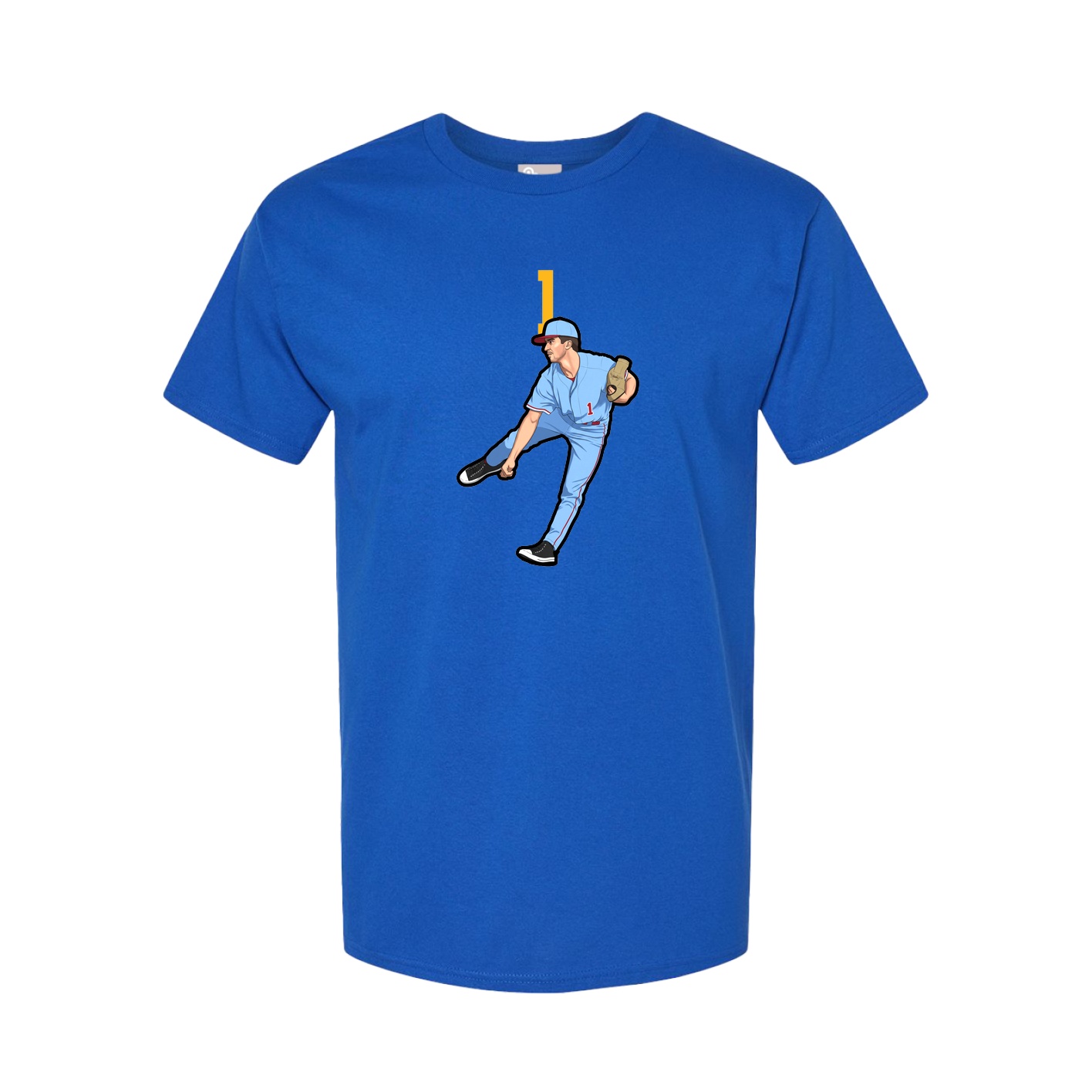 Youth Tee — Number Top in Royal