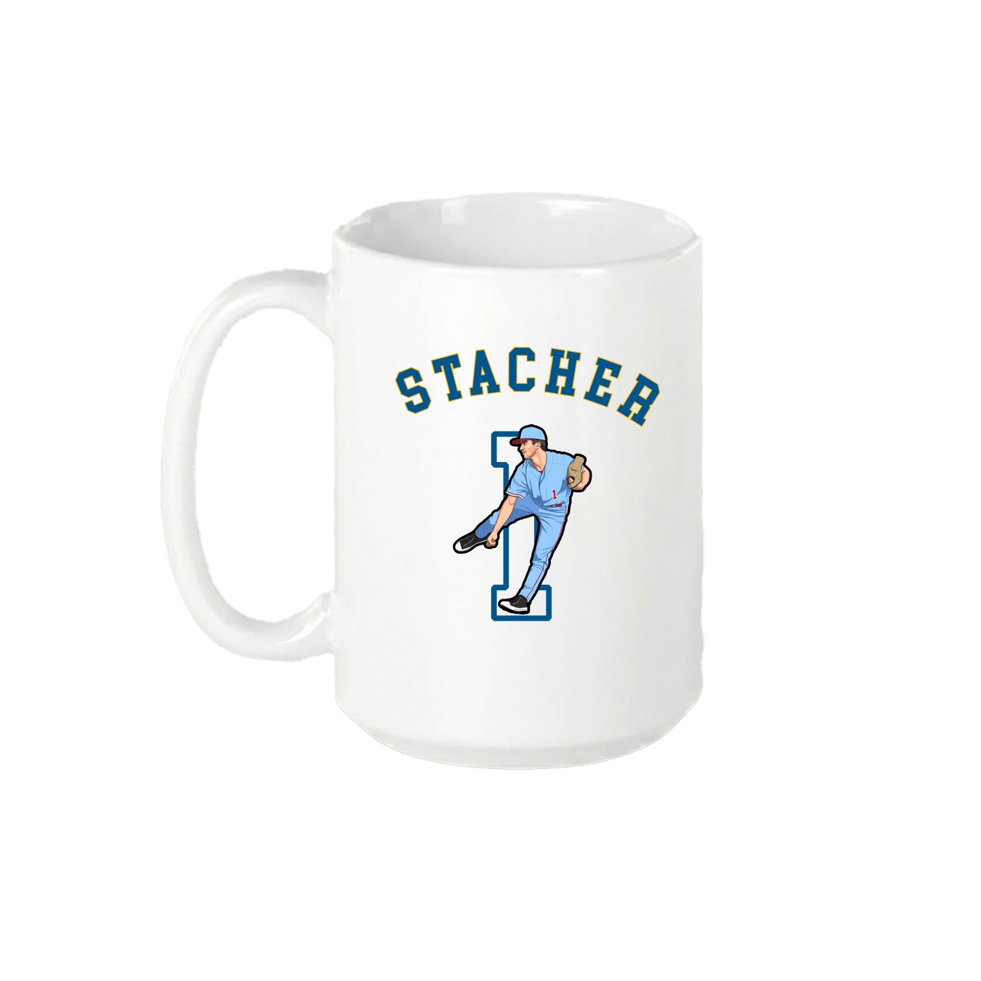 15oz Coffee Mug — Shirsey Arch in White