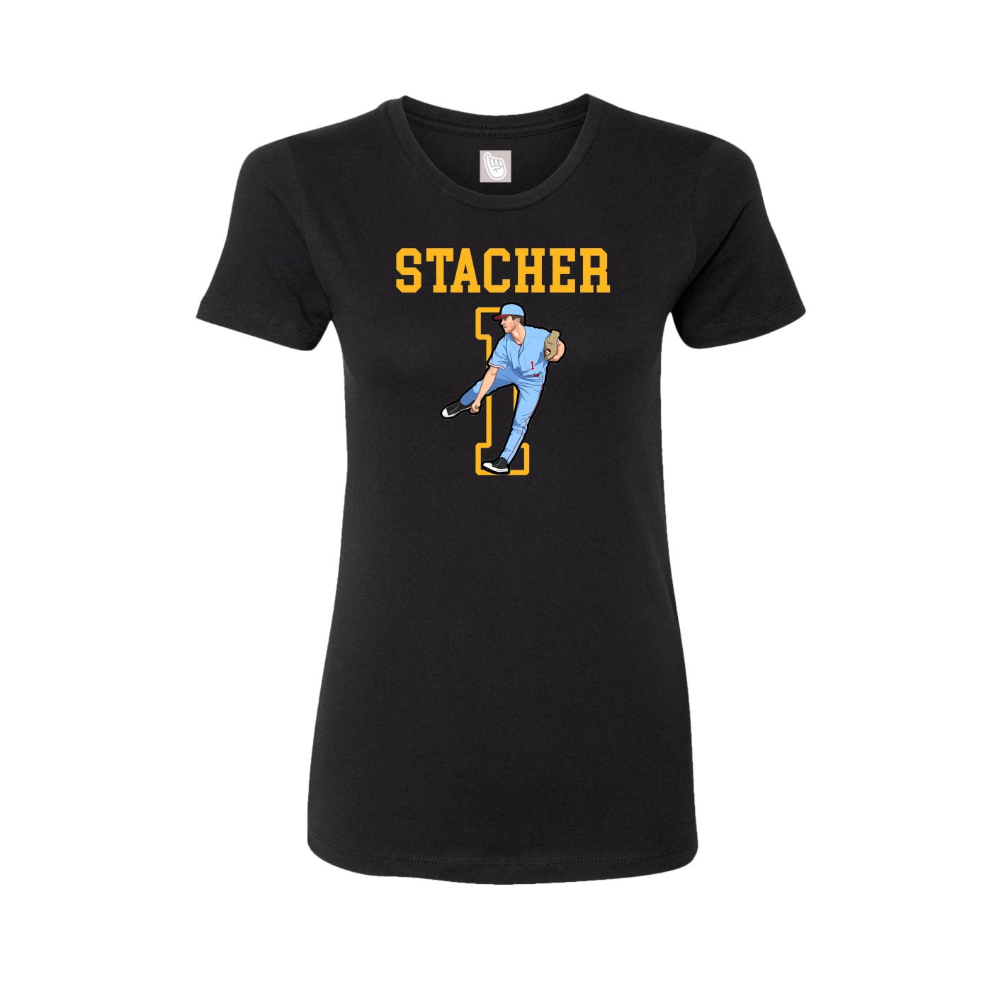 Fitted Women's Tee — Shirsey in Black