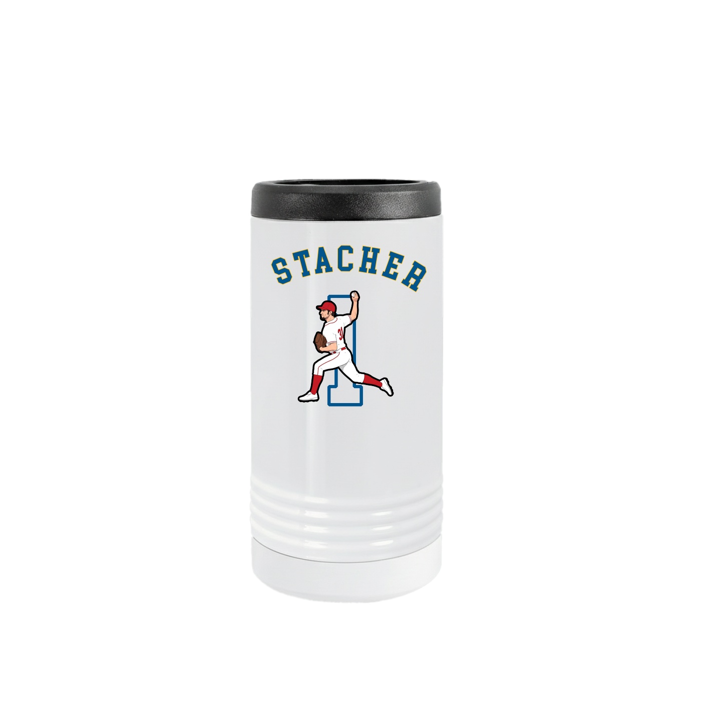 Slim Beverage Holder — Shirsey Arch in White
