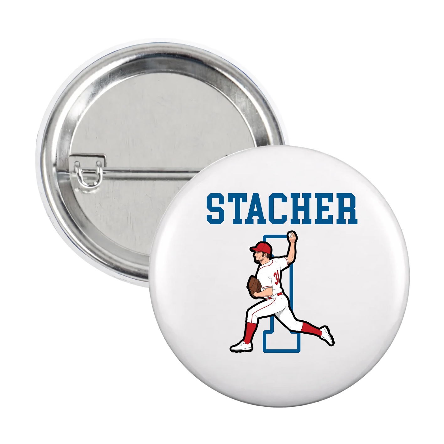 Game Day Button — Shirsey in White