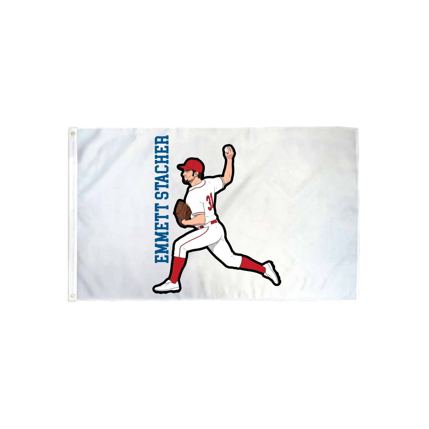 3x5 Flag — Name Vertical in Classic