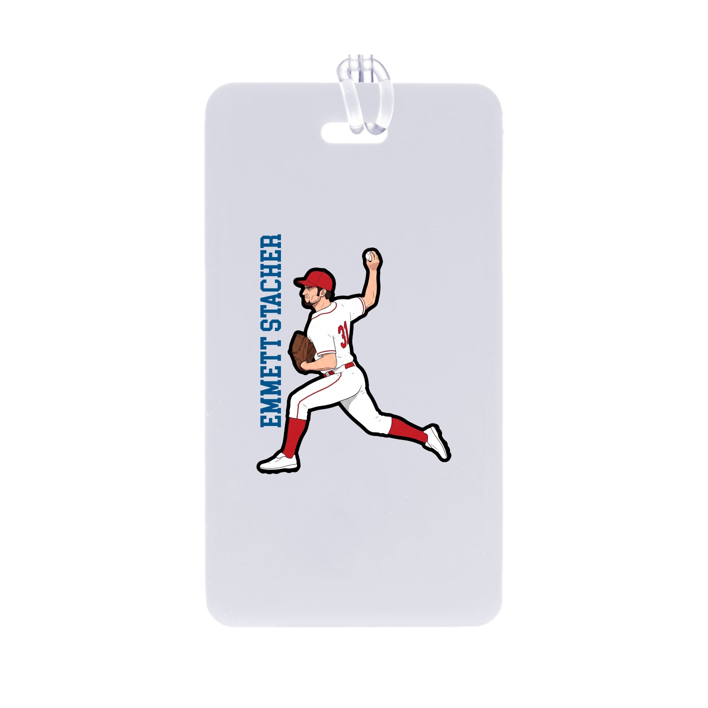 Bag Tag — Name Vertical in Classic