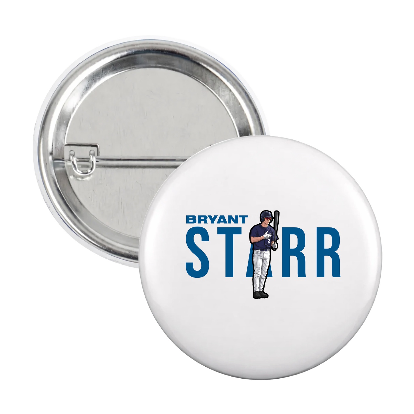 Game Day Button — Player Name in White