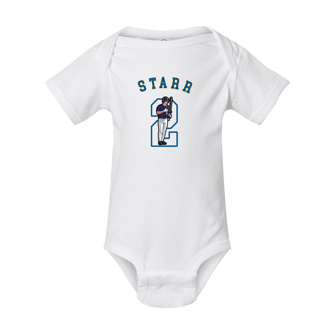 Baby Onesie — Shirsey Arch in White