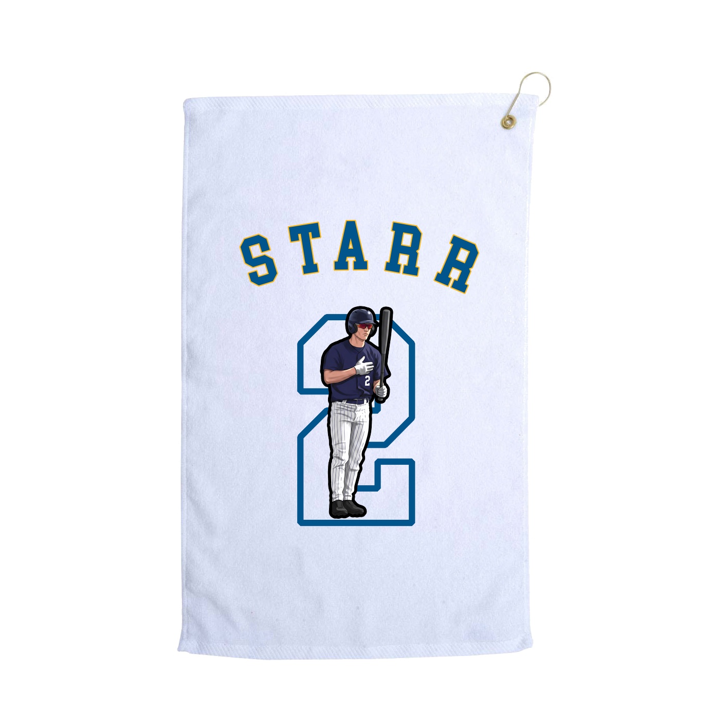 Golf Towel — Shirsey Arch in White