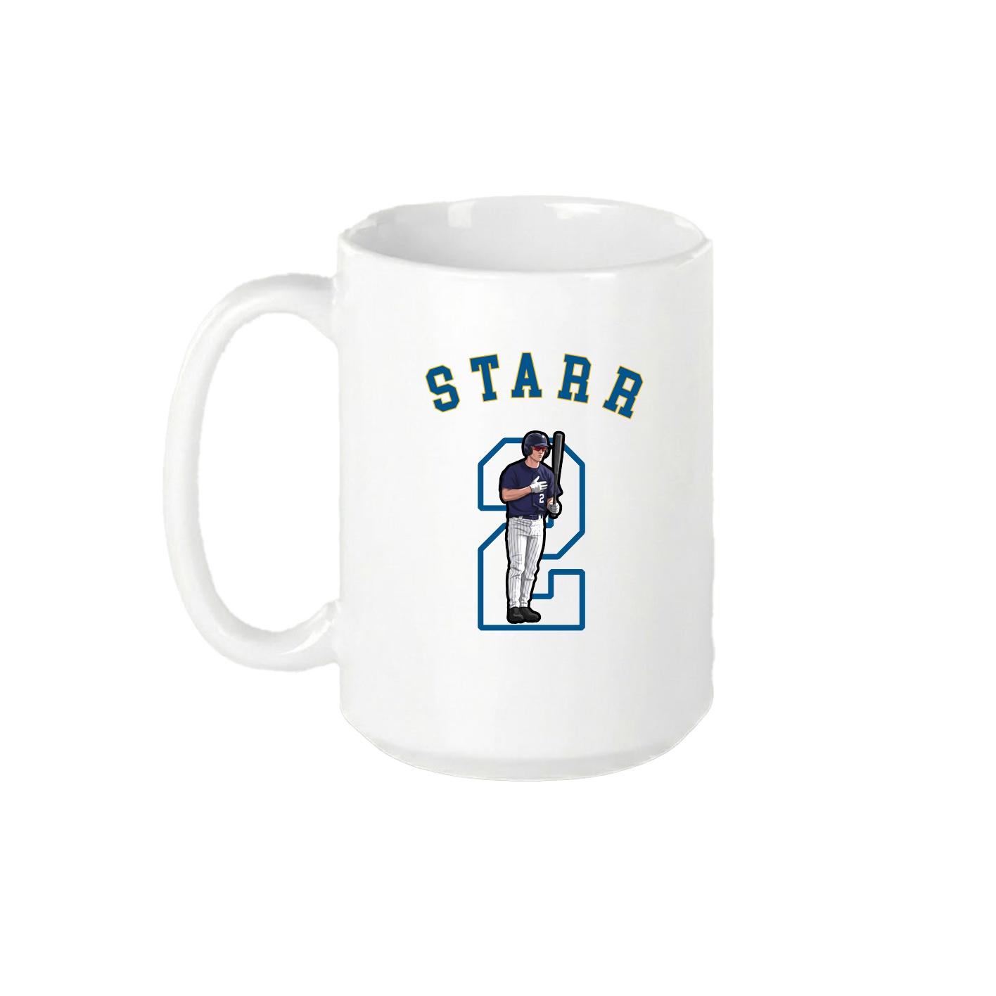15oz Coffee Mug — Shirsey Arch in White