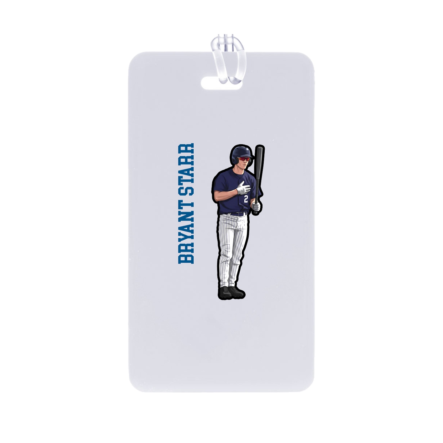 Bag Tag — Name Vertical in Classic