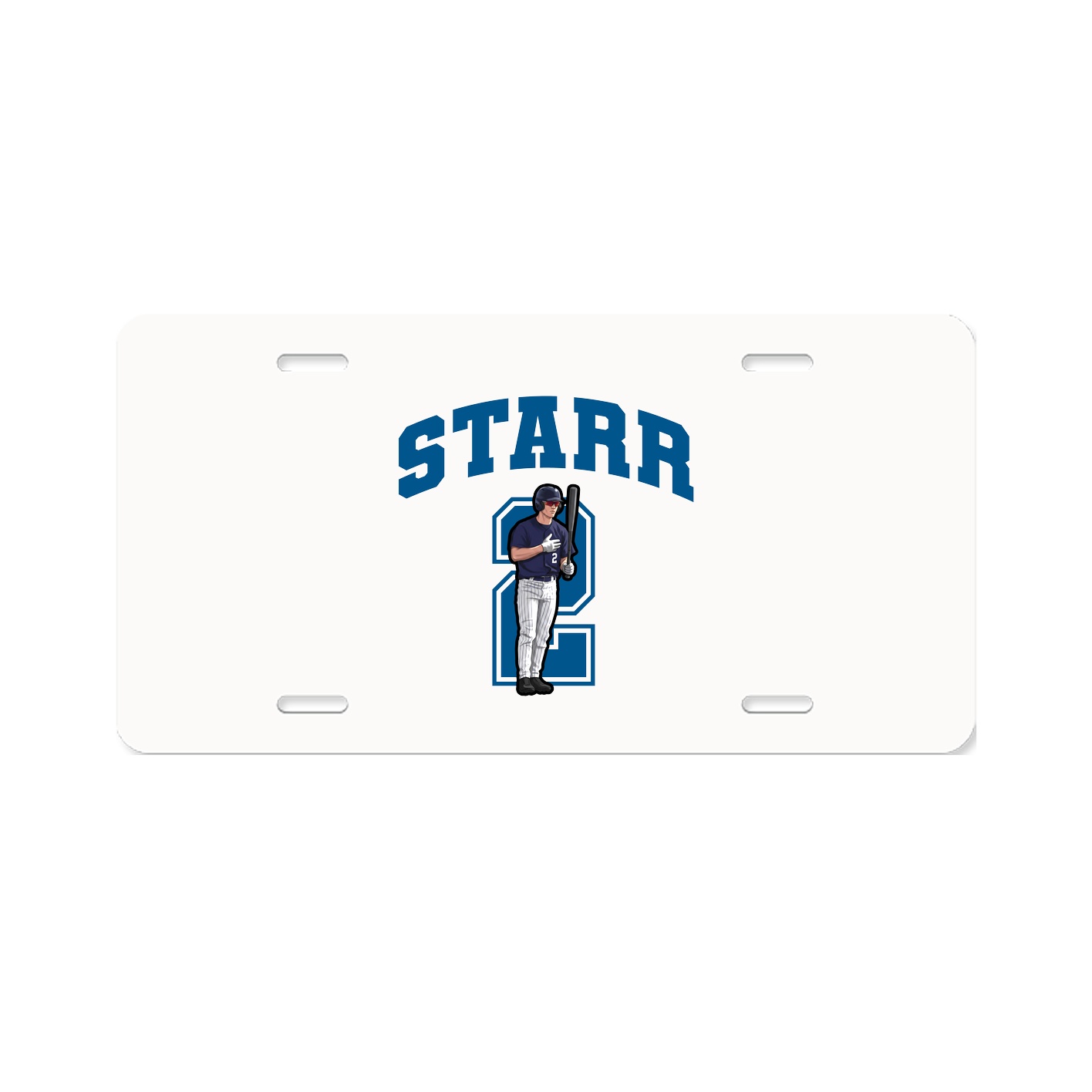 License Plate — Number in Classic