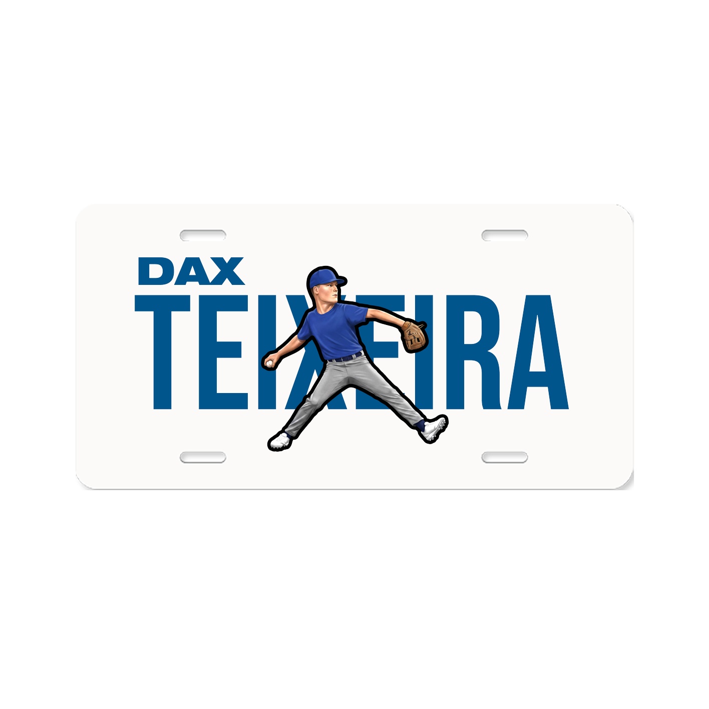 License Plate — Player Name in Classic