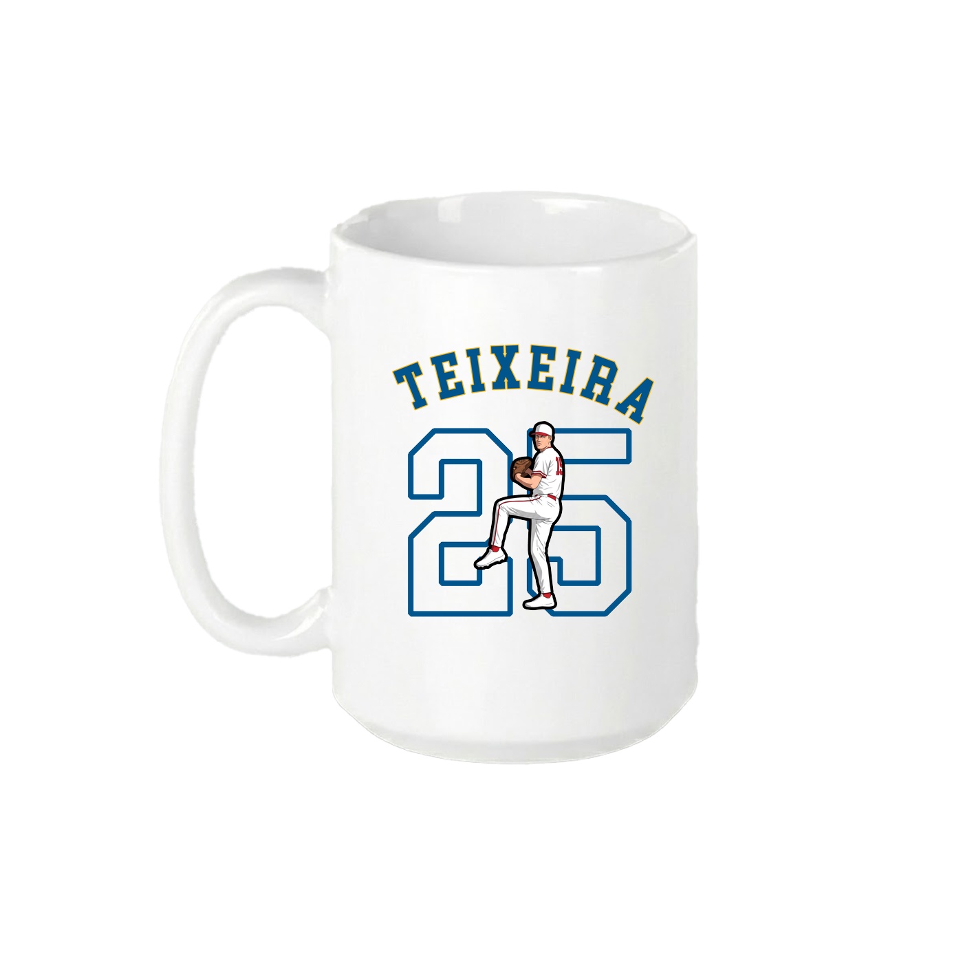 15oz Coffee Mug — Shirsey Arch in White