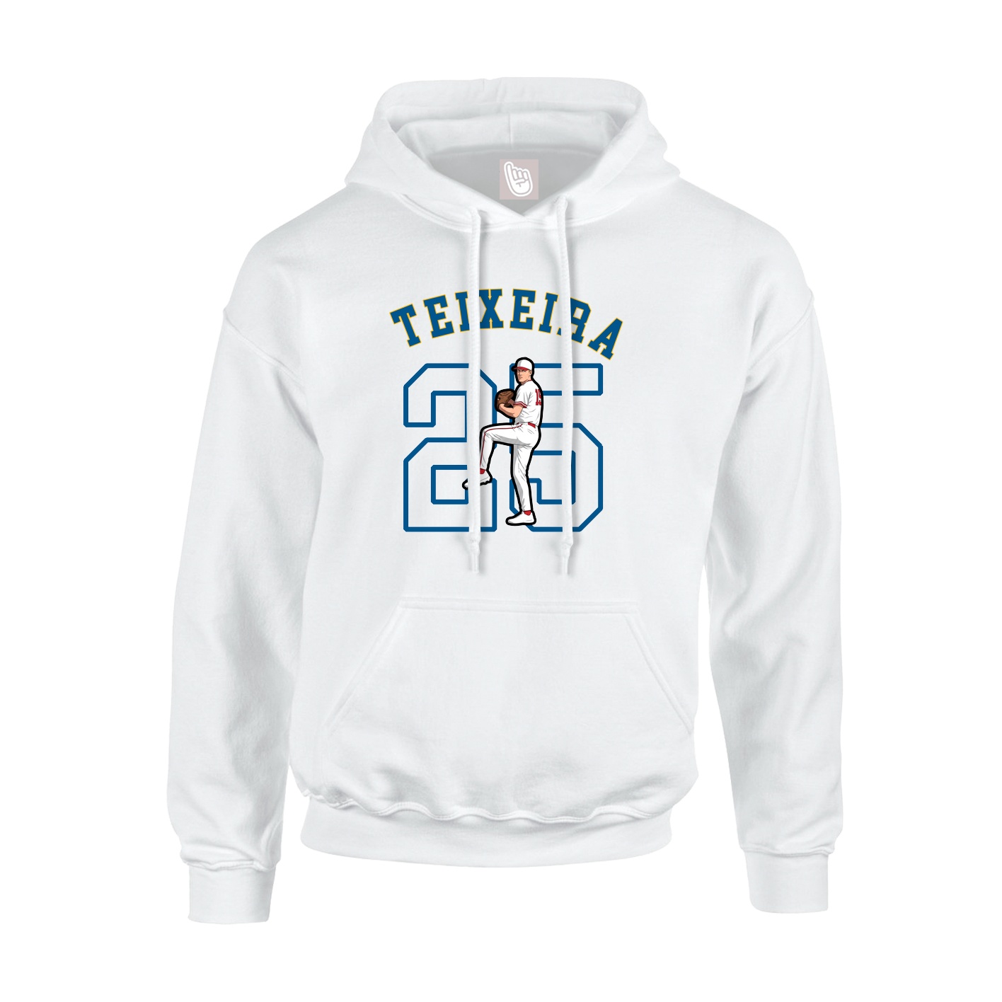 Youth Hoodie — Shirsey Arch in White
