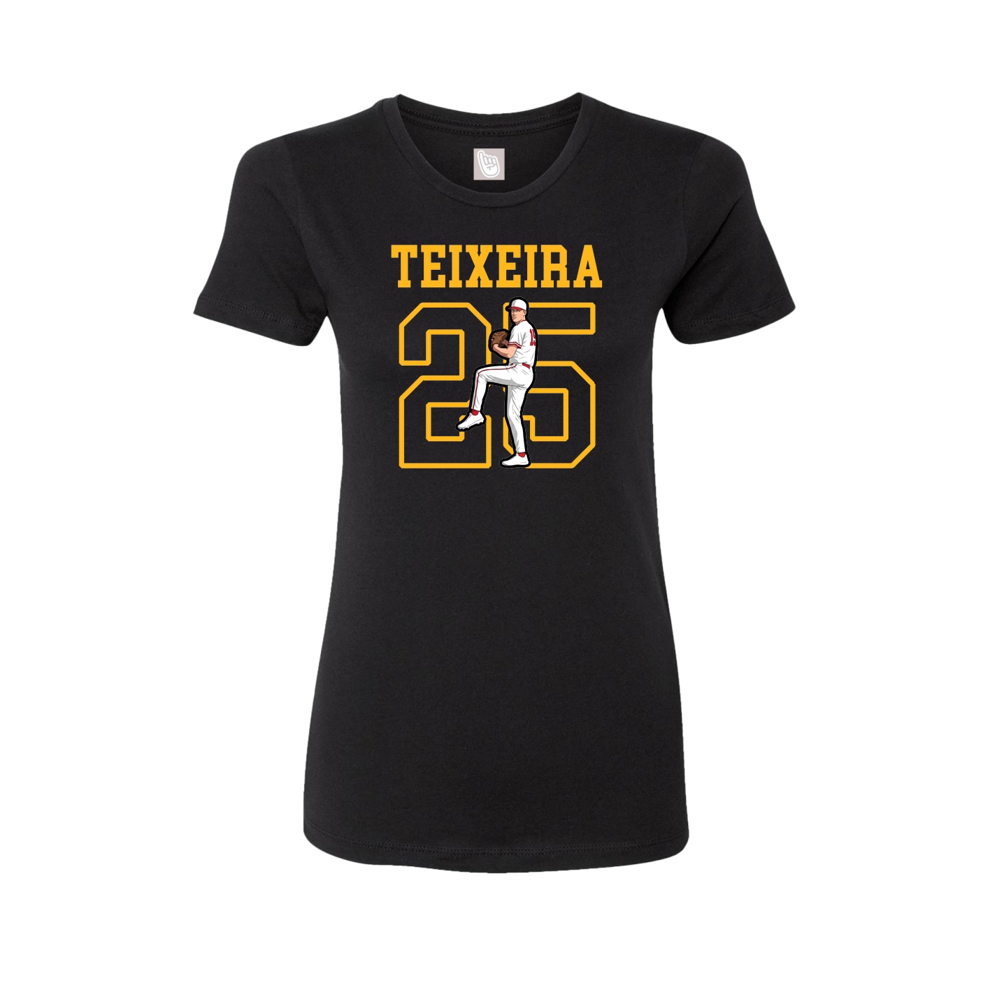 Fitted Women's Tee — Shirsey in Black