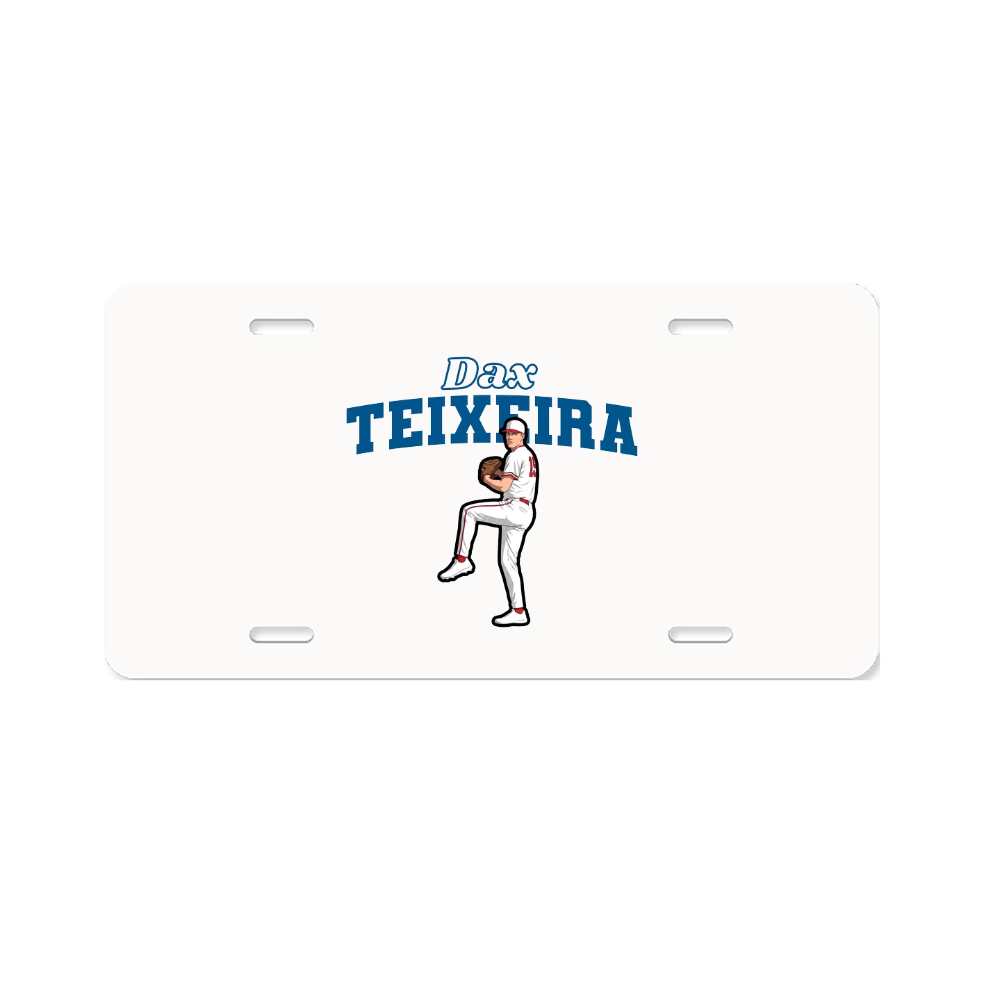 License Plate — Name Arch in Classic