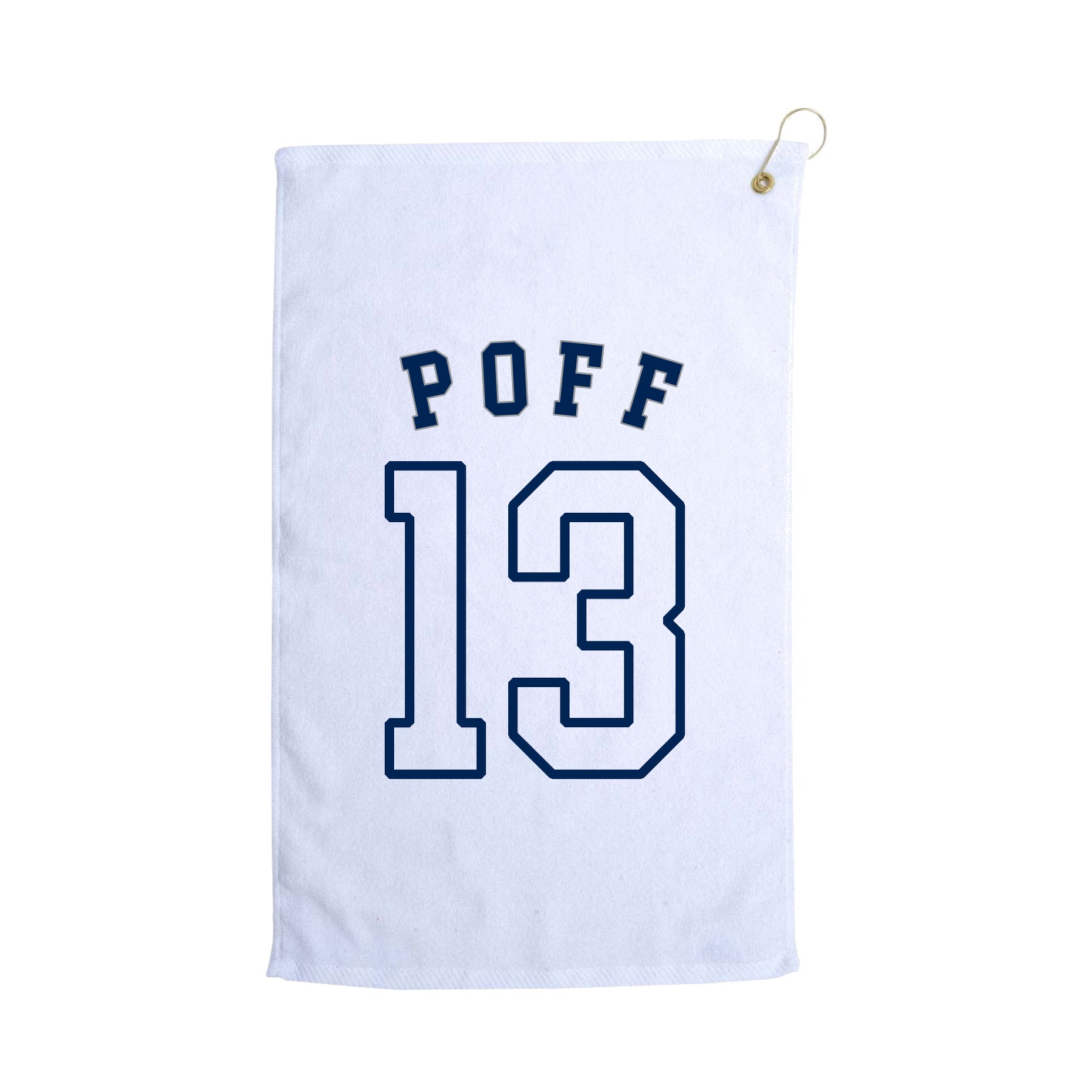 Golf Towel — Shirsey Arch in White