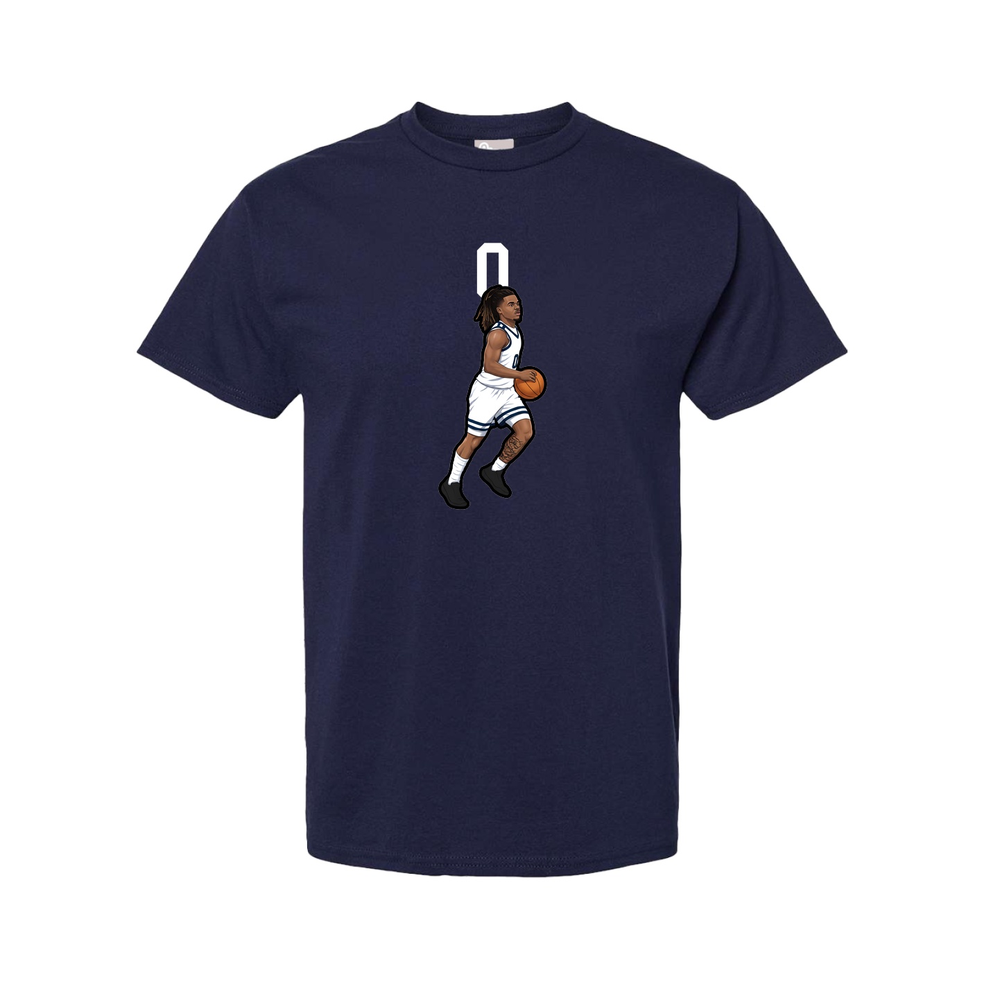 Tee — Number Top in Navy
