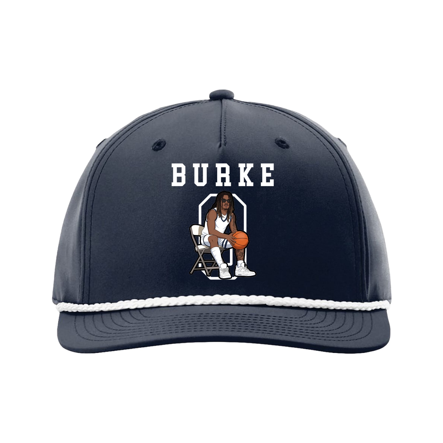 Five-Panel Classic Rope Cap — Shirsey in Navy