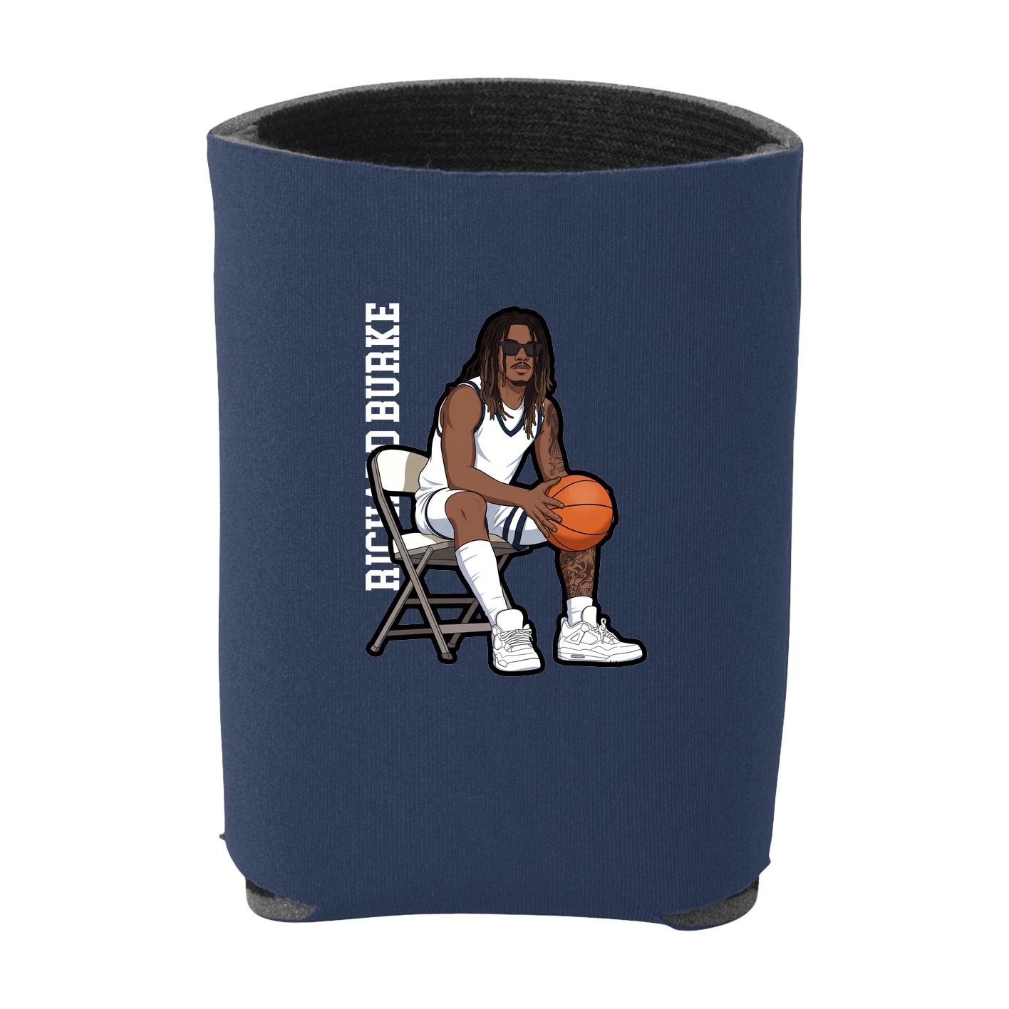 Can Holder — Name Vertical in Navy