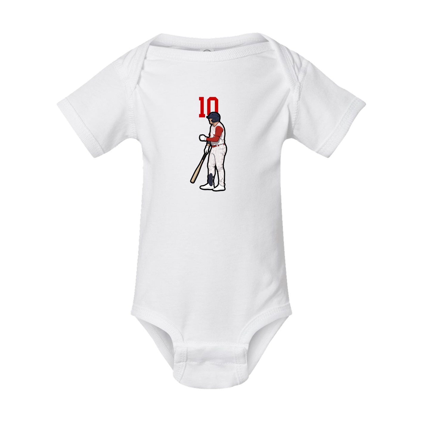 Baby Onesie — Number Top in White