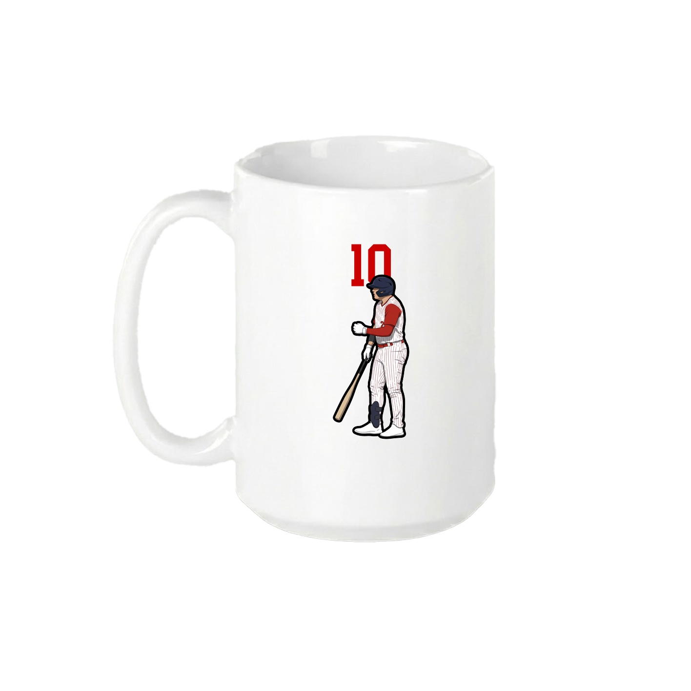15oz Coffee Mug — Number Top in White