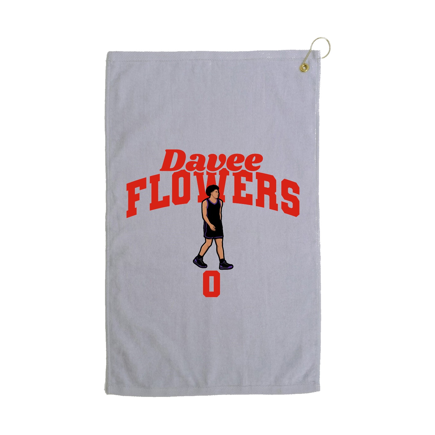Golf Towel — Signature Arch in Grey