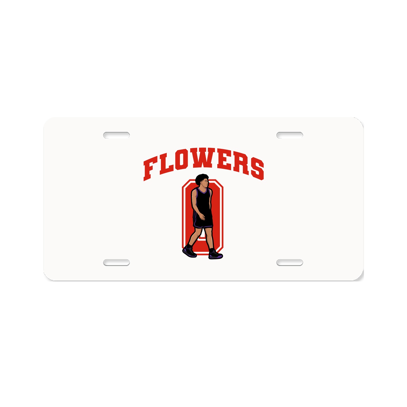 License Plate — Number in Classic
