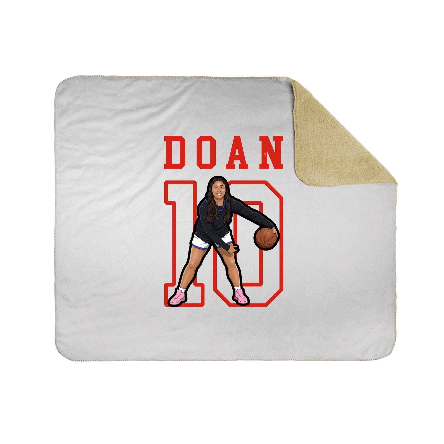 Throw Blanket — Shirsey in White