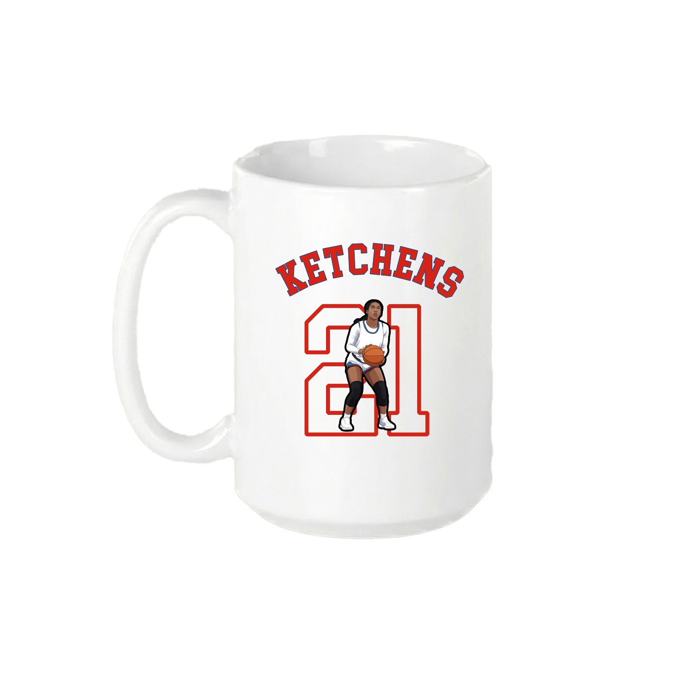 15oz Coffee Mug — Shirsey Arch in White