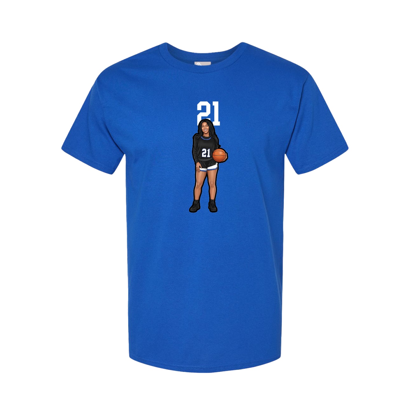 Tee — Number Top in Royal