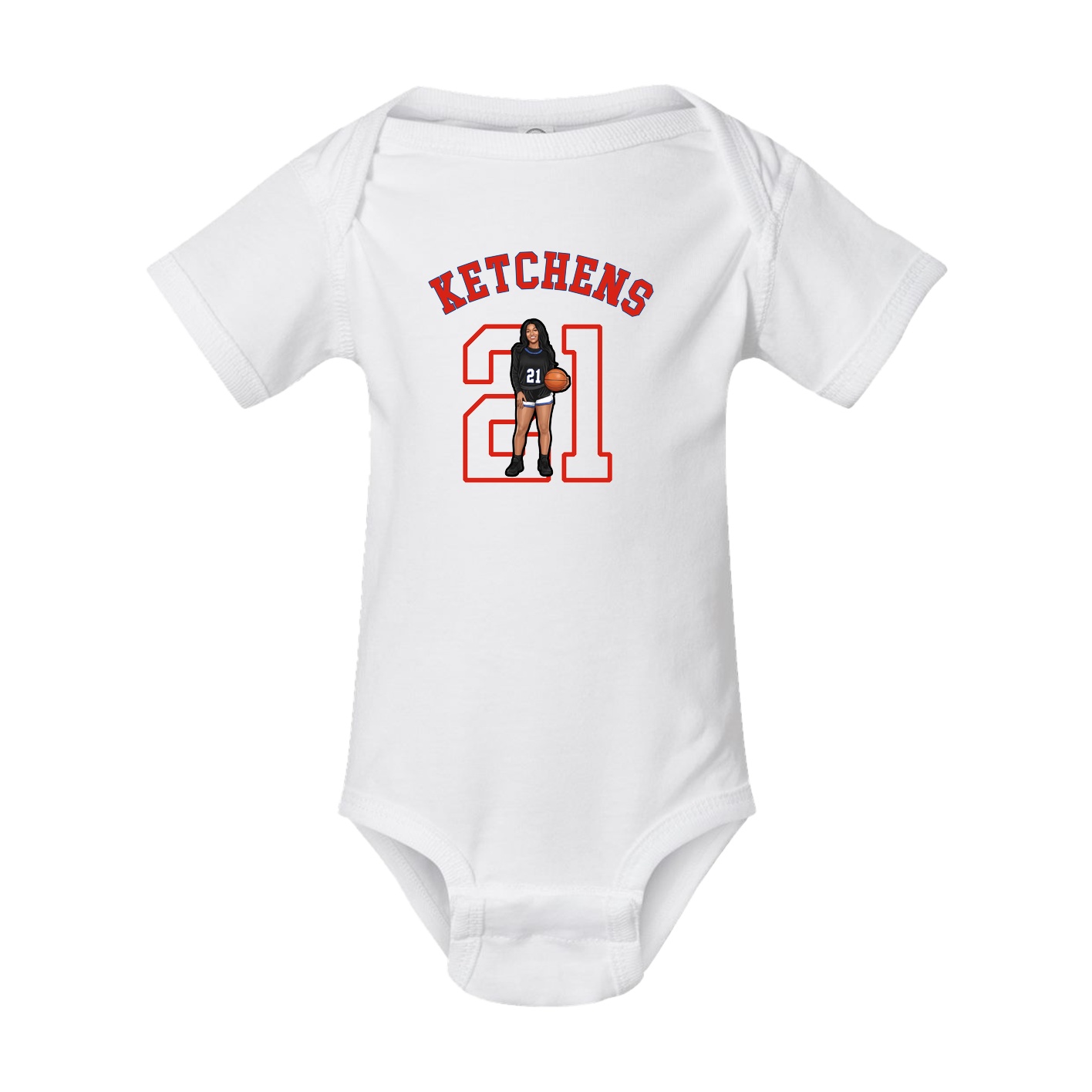 Baby Onesie — Shirsey Arch in White
