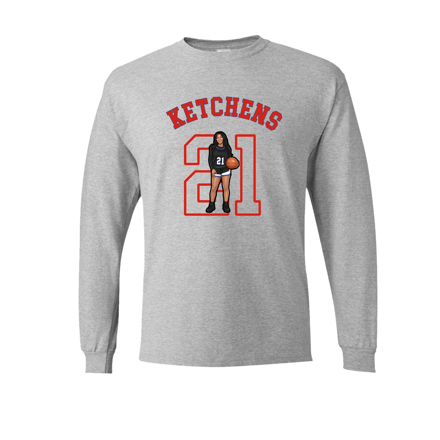 Long Sleeve Tee — Shirsey Arch in Grey