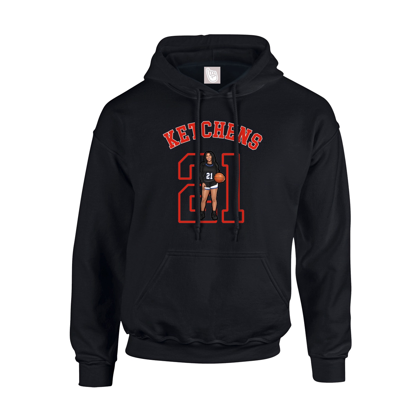 Hoodie — Shirsey Arch in Black