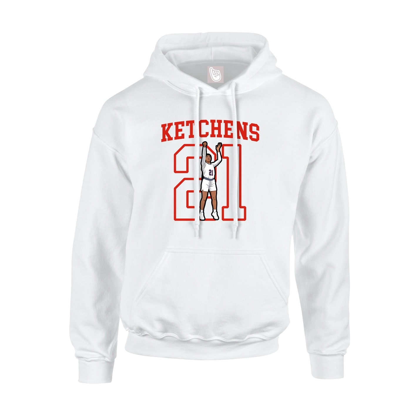 Hoodie — Shirsey in White