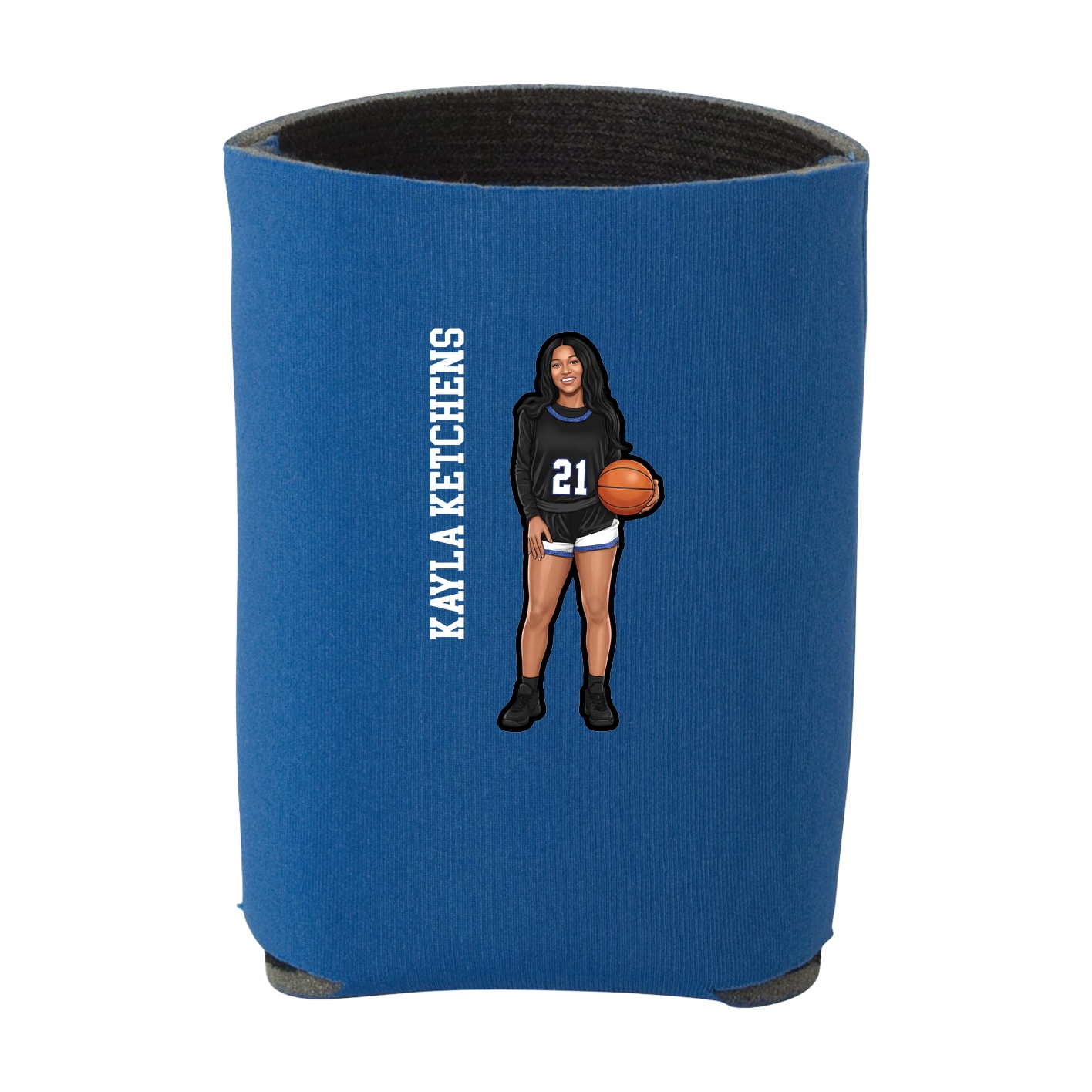 Can Holder — Name Vertical in Royal