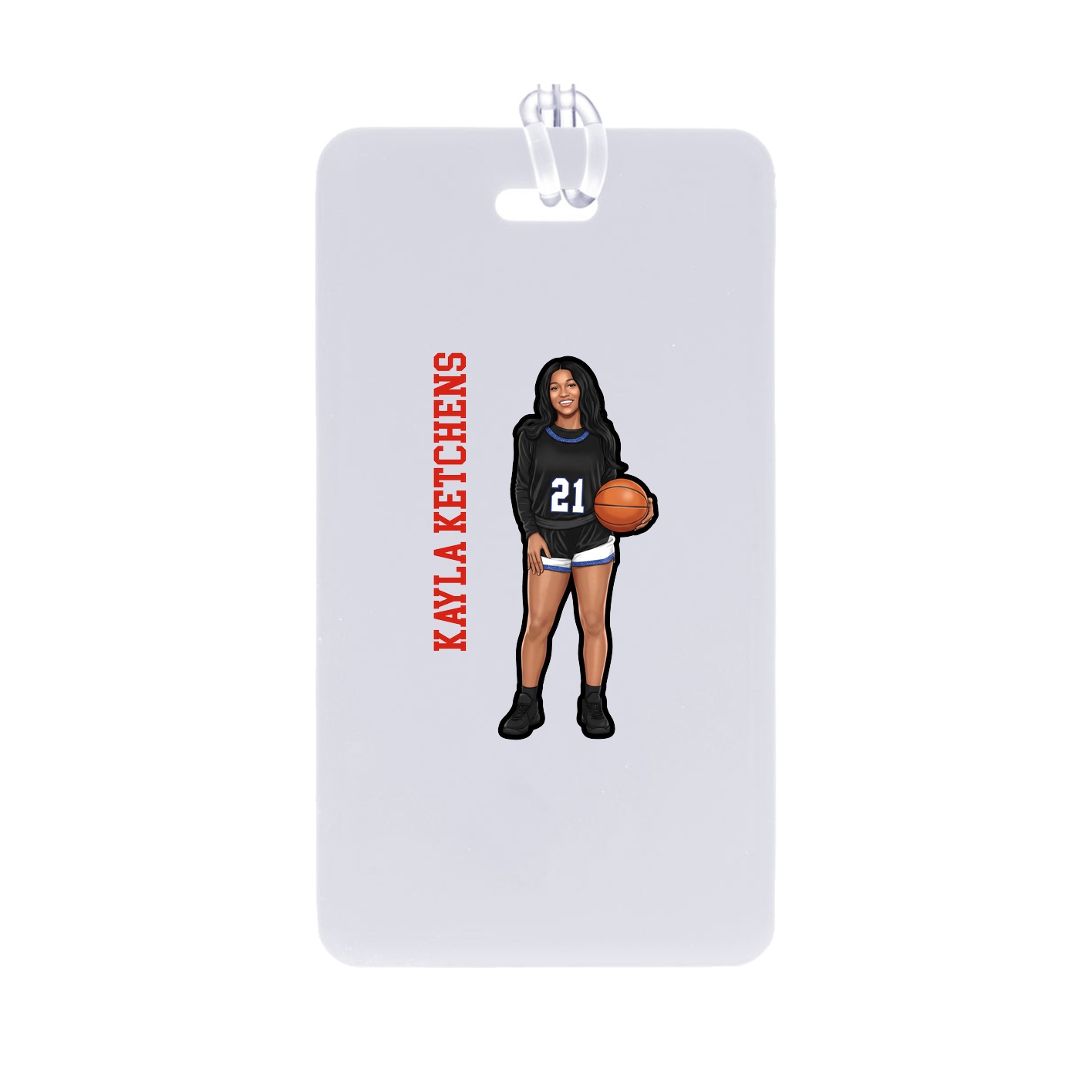 Bag Tag — Name Vertical in Classic