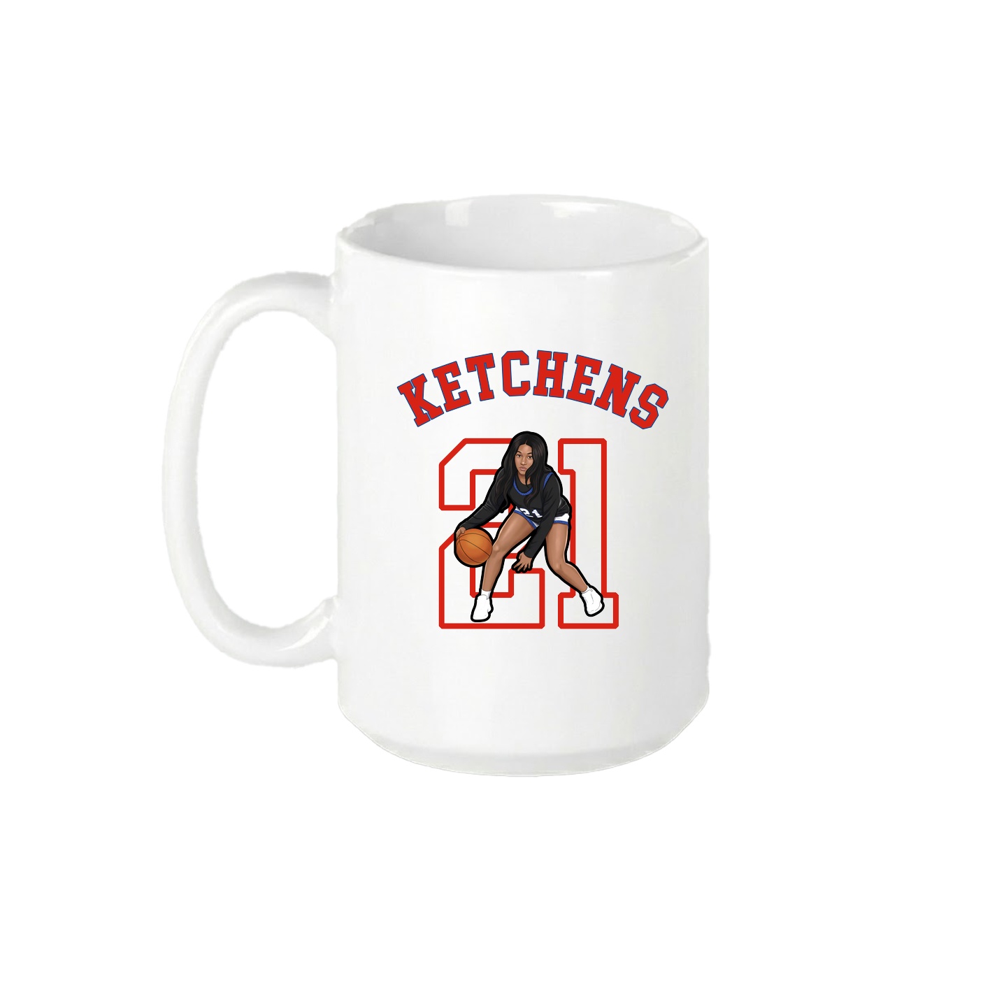 15oz Coffee Mug — Shirsey Arch in White