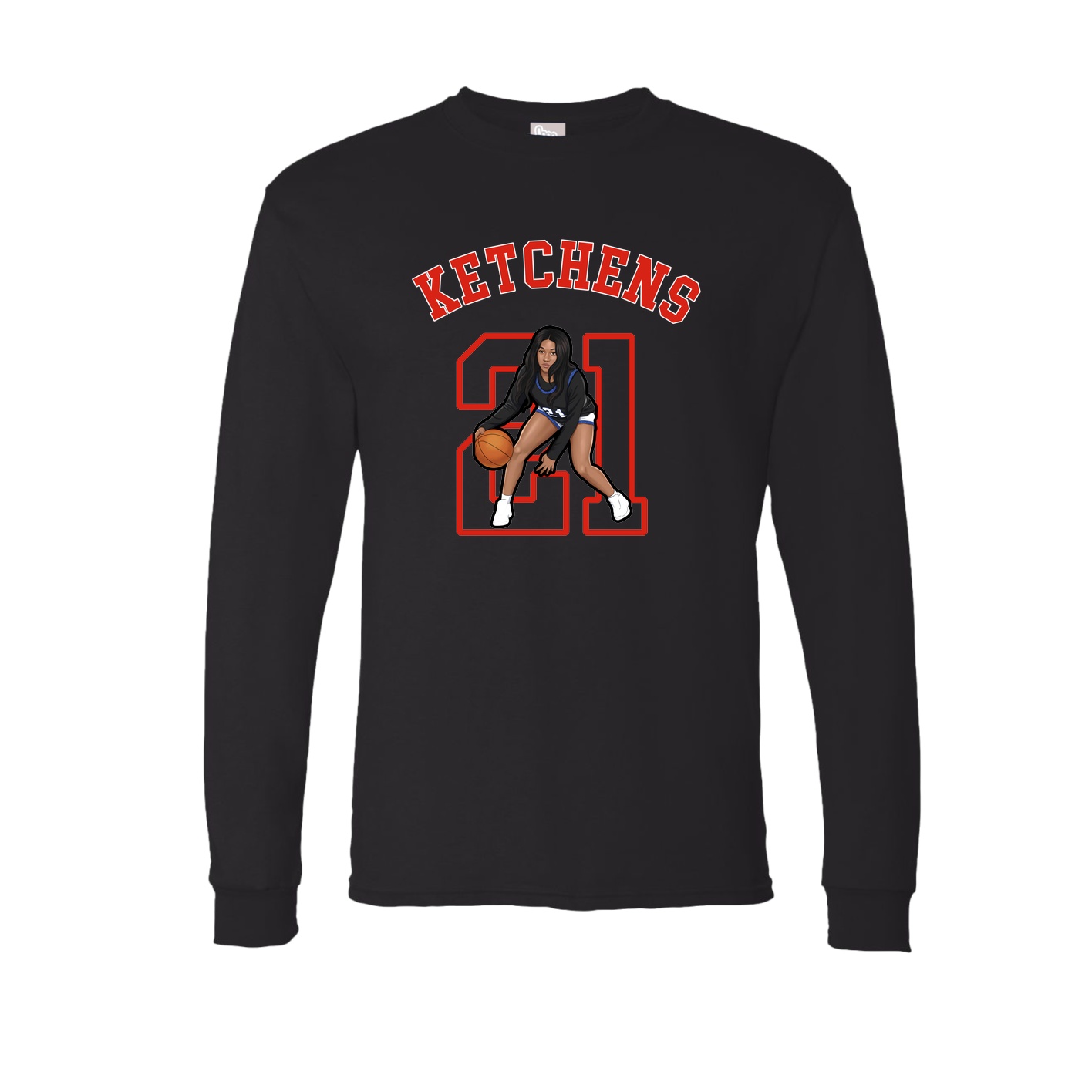 Long Sleeve Tee — Shirsey Arch in Black