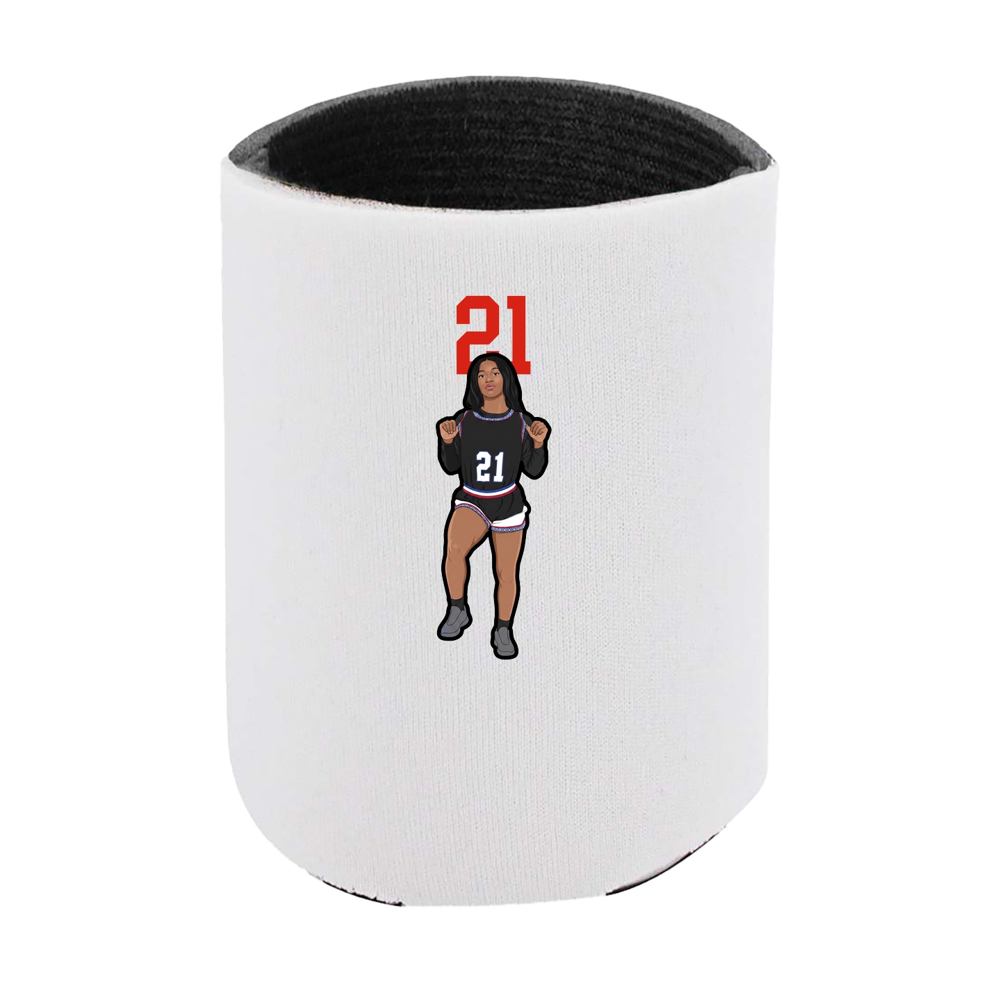 Can Holder — Number Top in White