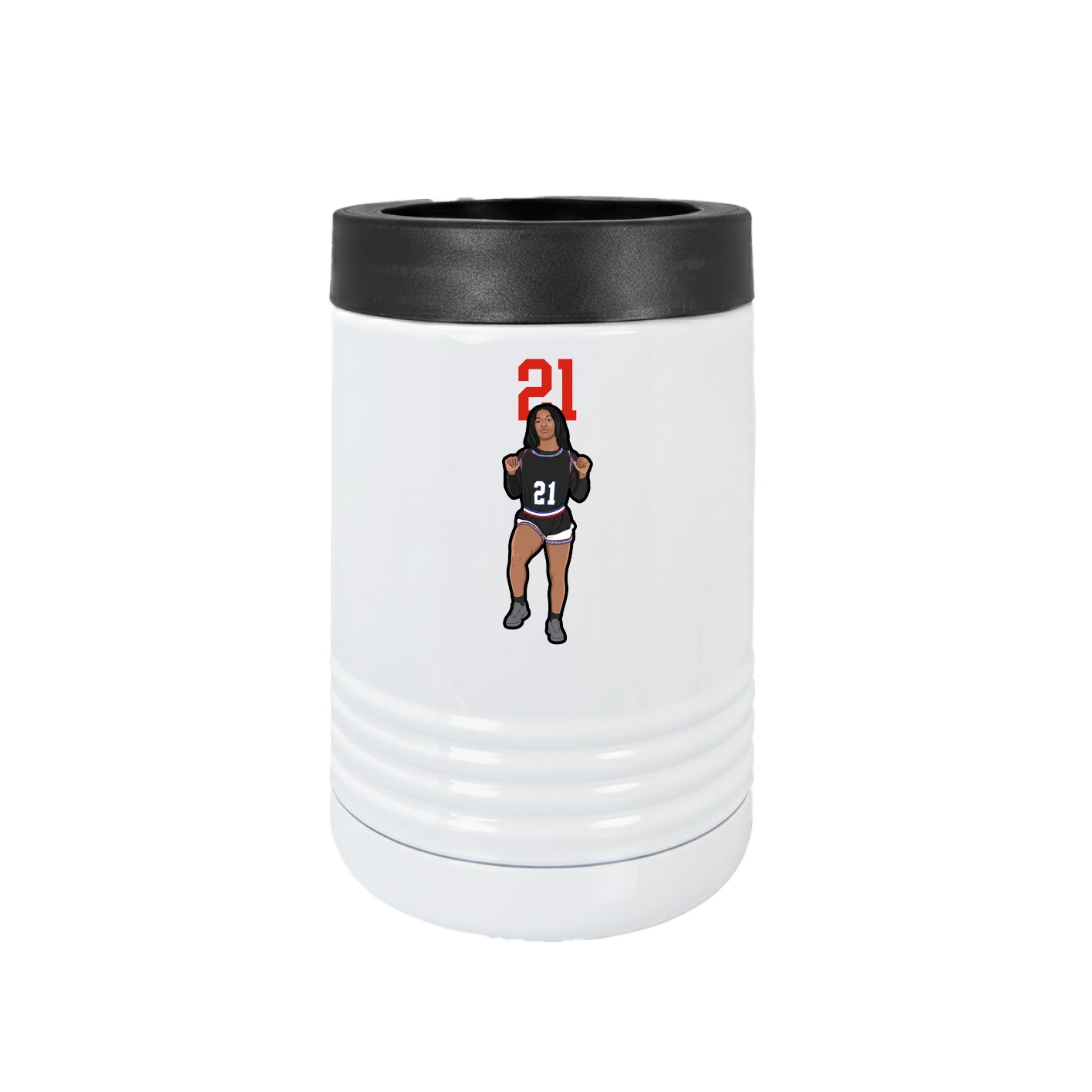 Beverage Holder — Number Top in White