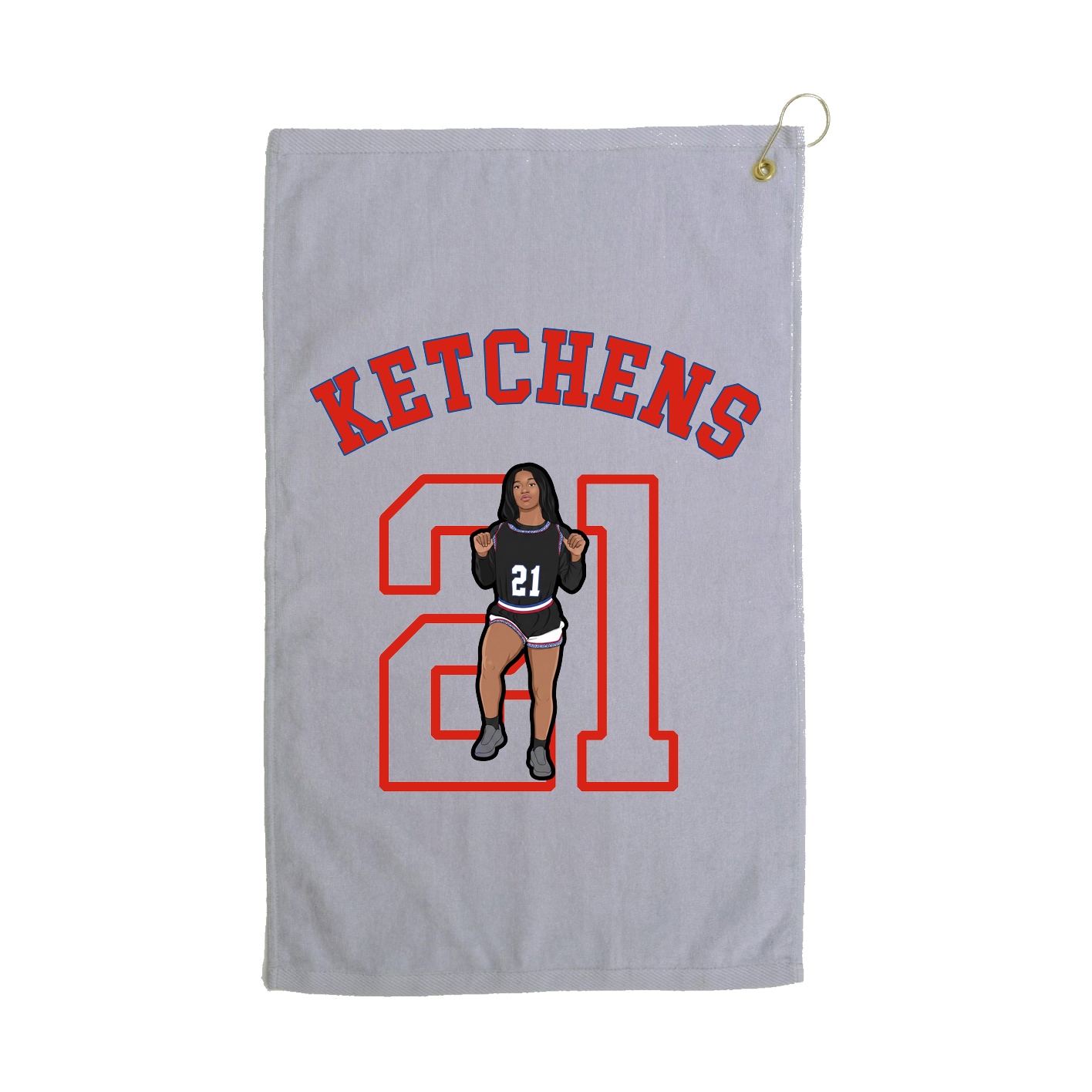 Golf Towel — Shirsey Arch in Grey