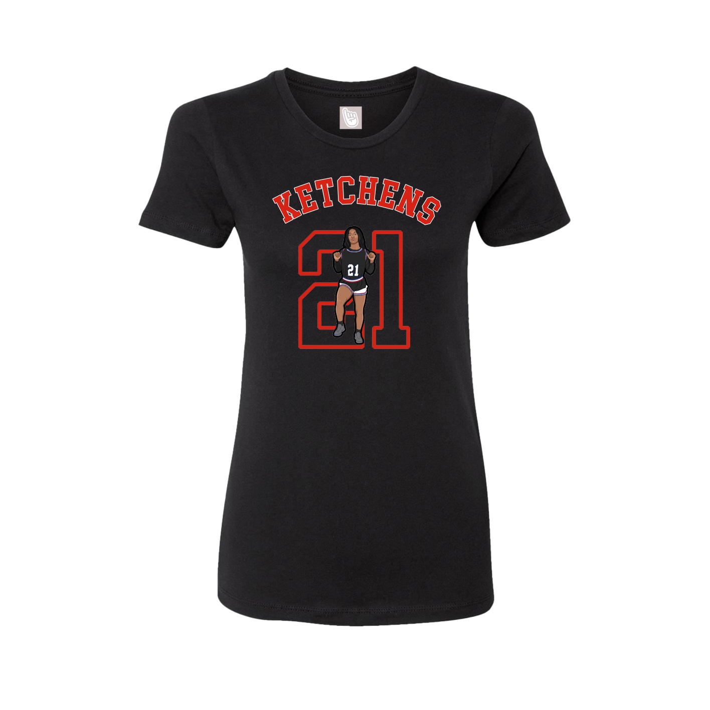 Womens Tee — Shirsey Arch in Black