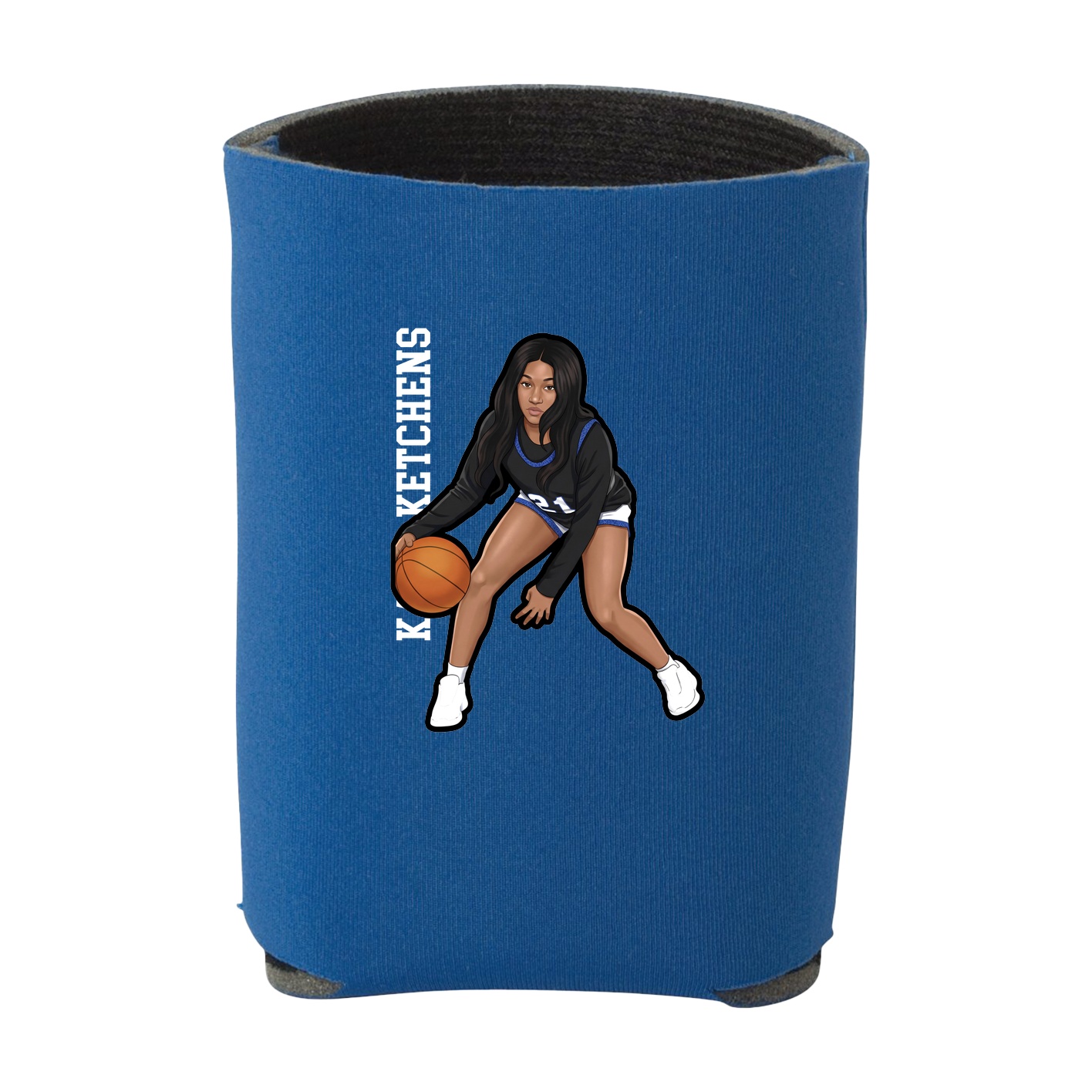 Can Holder — Name Vertical in Royal