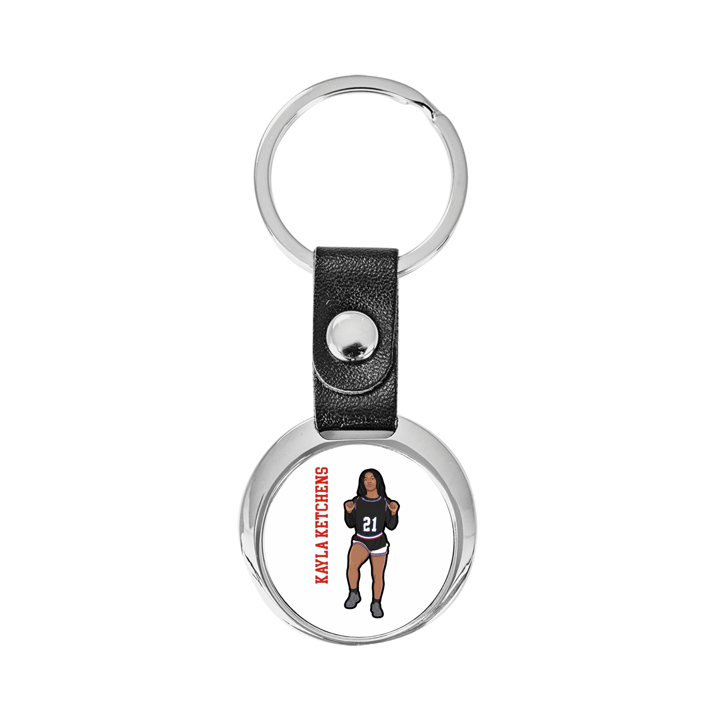 Key Chain — Name Vertical in Classic