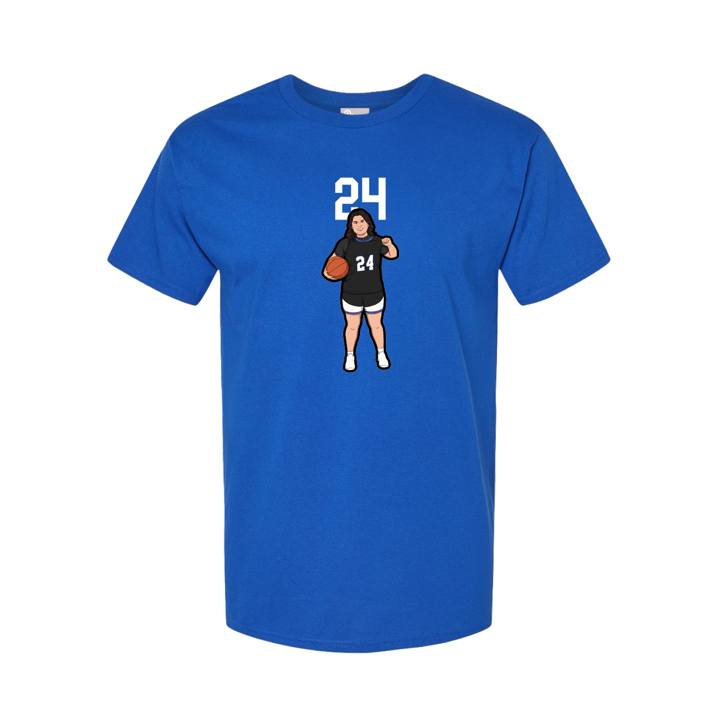 Youth Tee — Number Top in Royal
