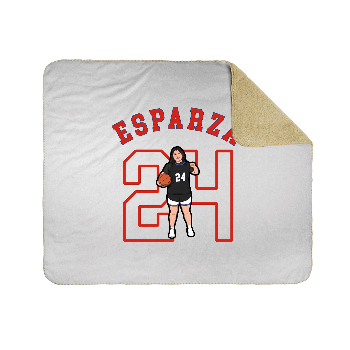 Throw Blanket — Shirsey Arch in White