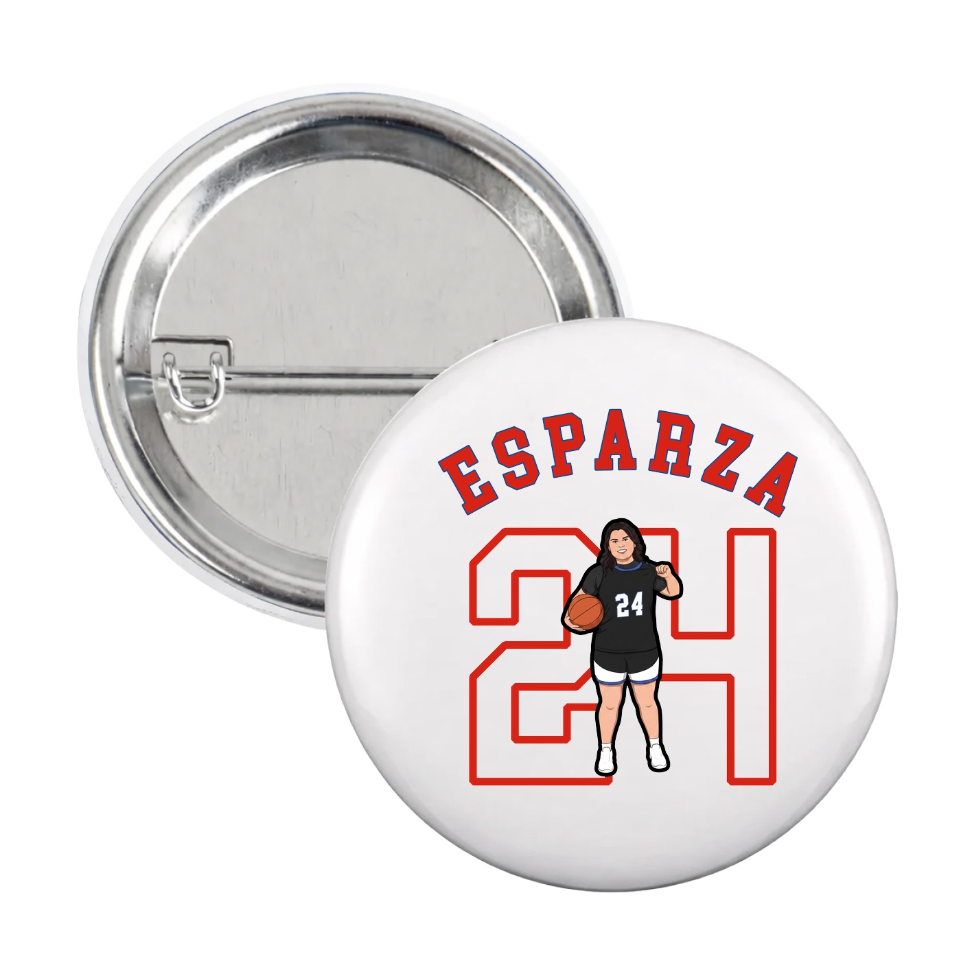 Game Day Button — Shirsey Arch in White