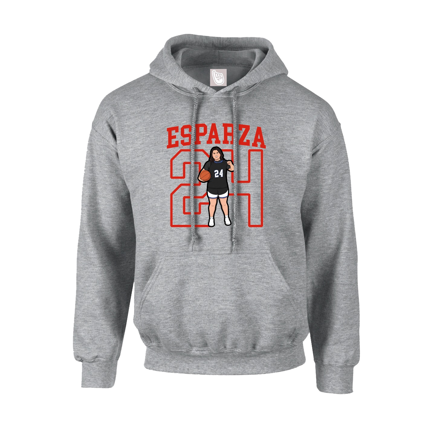 Hoodie — Shirsey in Grey