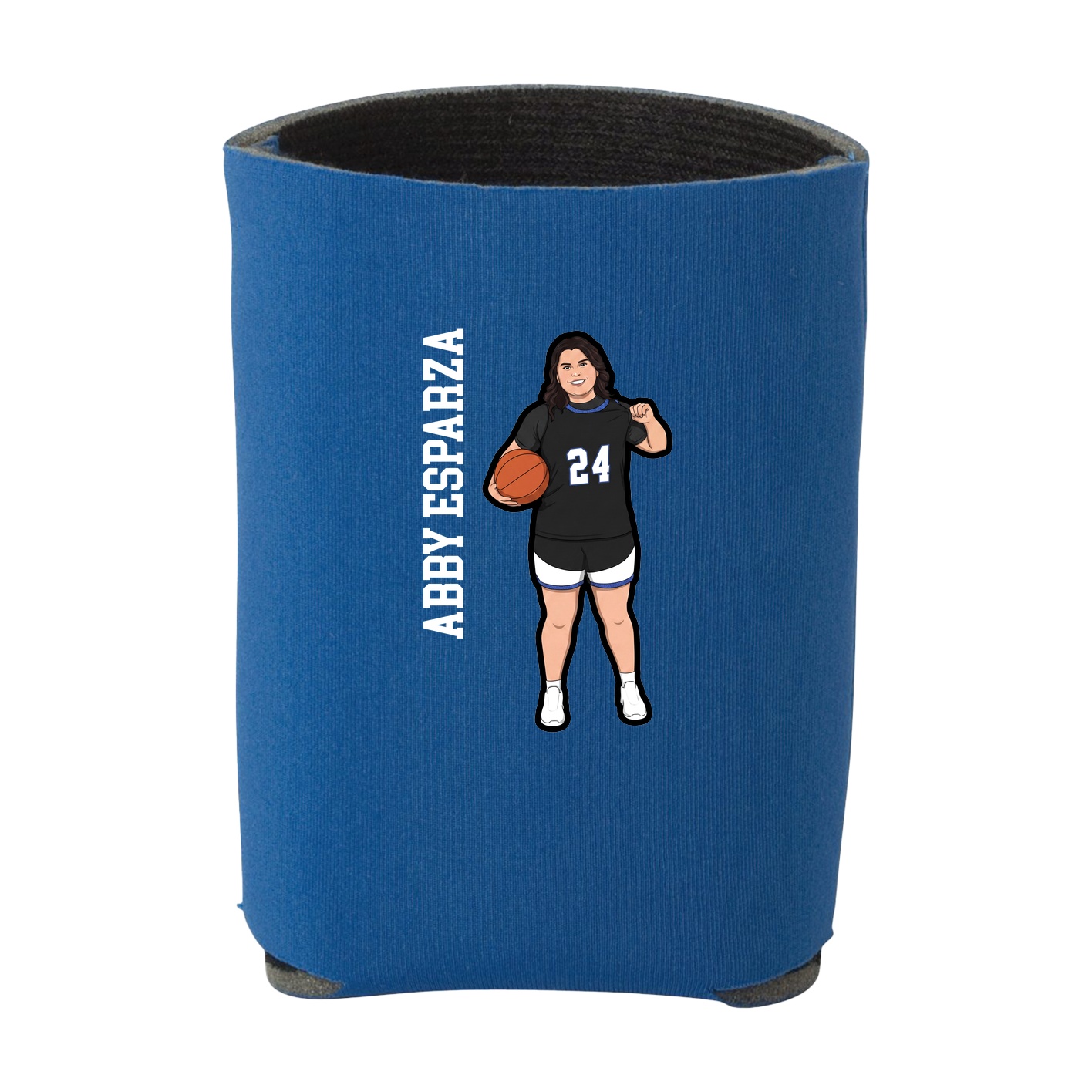 Can Holder — Name Vertical in Royal