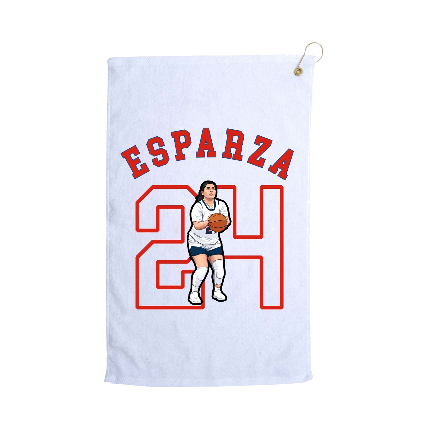 Golf Towel — Shirsey Arch in White